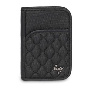 Lug Pilot Matte Luxe VL Passport Wallet in Black